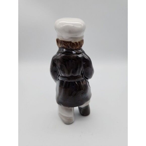 Sea Captain Peg Leg Glazed Pottery Ceramic Figurine Canadian Folk Art - Picture 3 of 12